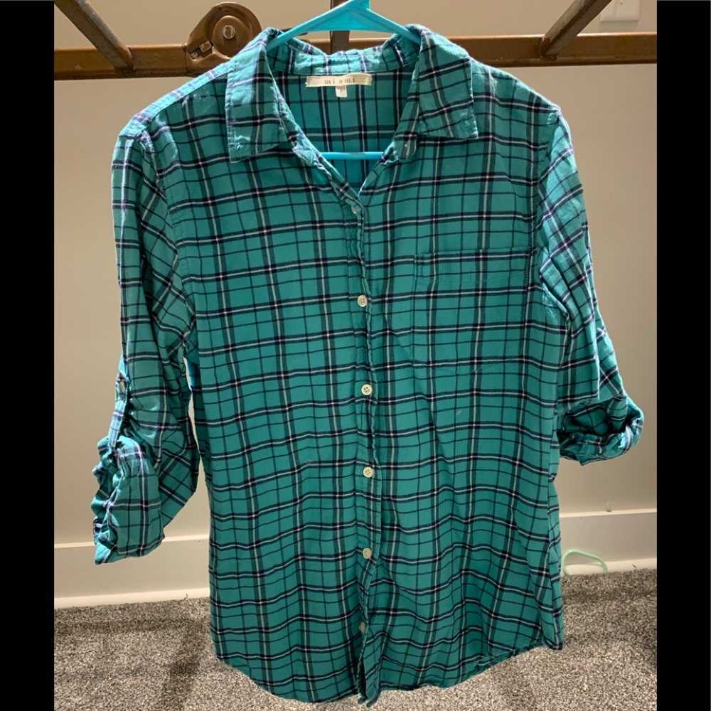 Blue flannel